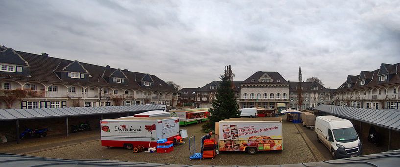 Marktpanorama van Edgar Schermaul
