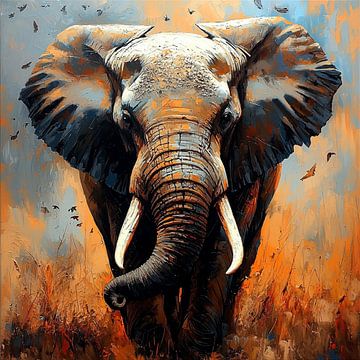 Afrikaanse Olifant van PixelPrestige