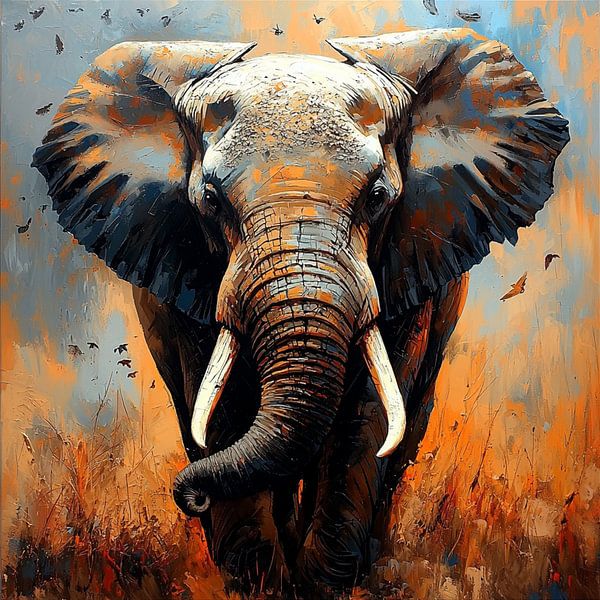 African Elephant by PixelPrestige