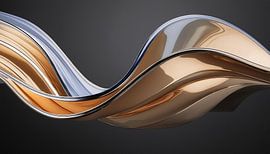 Glasmal met patroon