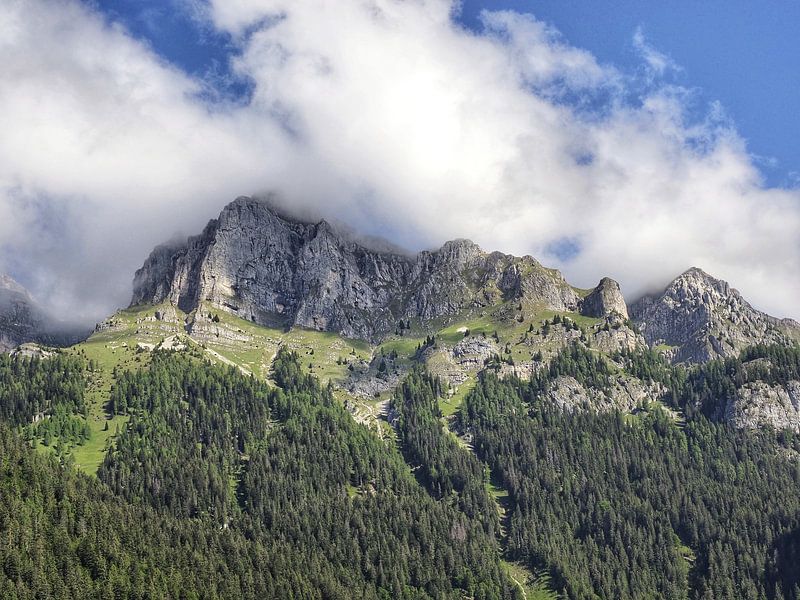 Spectaculaire bergfoto van de beroemde Drie Toppen in de Dolomieten - een tijdloos motief voor alle bergliefhebbers. Heldere structuren, indrukwekkende rotswanden en de onmiskenbare alpine achtergrond maken van deze foto het hoogtepunt van elke muur. van Miriam Schwarzfischer Fotografie