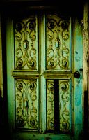 Green old Door