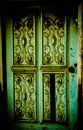 Groene oude brocante deuren. van Tonny Visser-Vink thumbnail