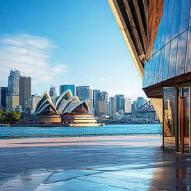 Sydney Opera House in Modern Architectural Style by Digital Picture Art