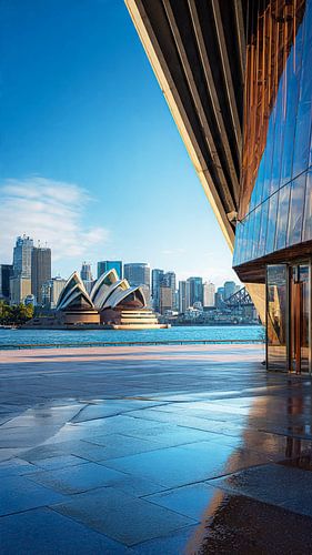 Sydney Opera House in Modern Architectural Style