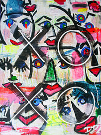 Moderne Kunst XO XO Street Art von Daniëlle Ducheine