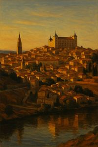 Toledos goldener Schein - Die alte Stadt bei Sonnenuntergang
