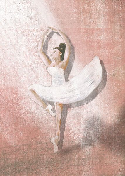 Gracieuse danseuse de ballet par Krista Kitsz Art