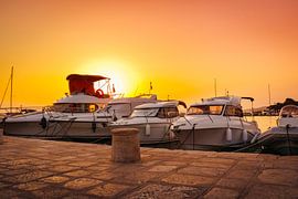Zonsondergang in Kroatië