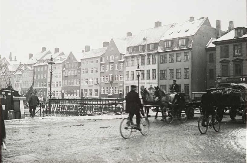 Paul Fischer, Nyhavn 31-45, Kopenhagen von Atelier Liesjes