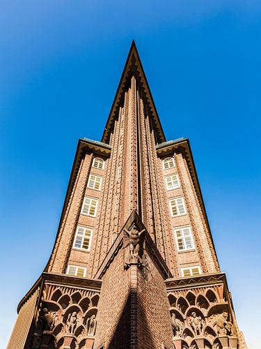 Chilehaus dans le quartier Kontorhaus à Hambourg sur Werner Dieterich