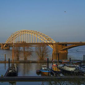 Hoog water in Nijmegen van Alice Berkien-van Mil