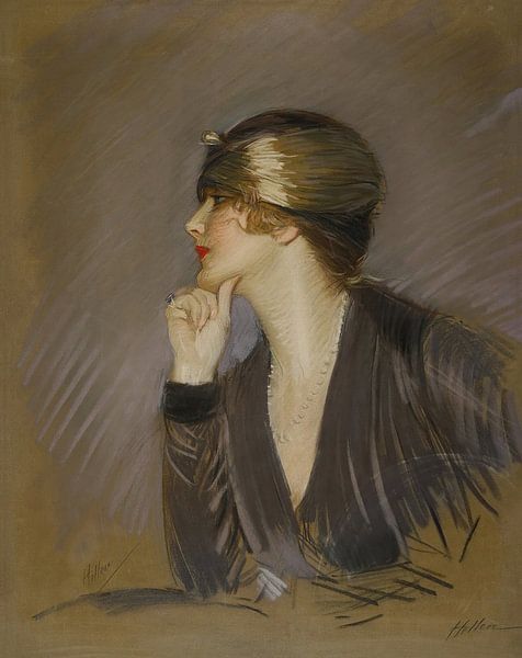 Paul César Helleu - Portret van Lucette van Peter Balan
