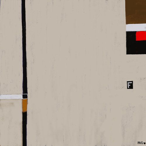 -F-, abstract, groenhout