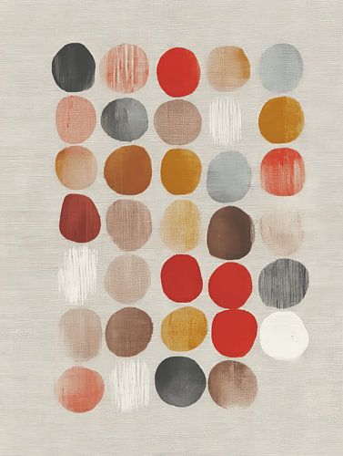 Earth Notes (2) van Japandi Art Studio