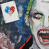 Le Joker Face sur Kathleen Artist Fine Art