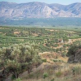 Grieks uitzicht Kreta van Jeroen Somers