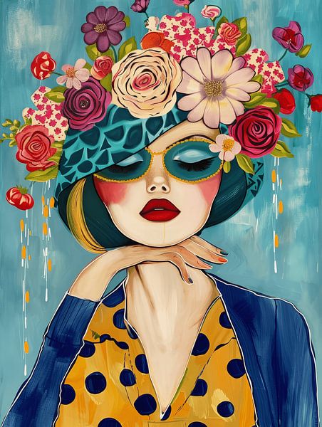 Colourful portrait 