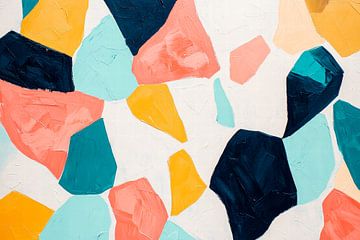 Colourful geometry - Abstract composition by Poster Art Shop