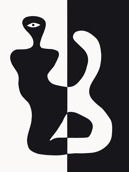 Abstracte vormen Figuur 3 van The Printable Studio