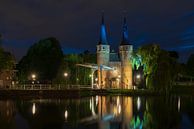 Avondopname Oostpoort Delft van Mario Brussé Fotografie thumbnail