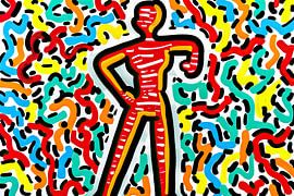 Rhythmic Reflexion by ARTEO Paintings