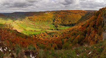 L'été indien dans le Jura souabe, Nenninger Tal, Reußenstein.