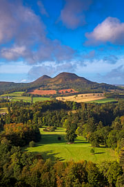 Scott's View; Eildon Hills; Melrose; Scottish Borders; Scotland;