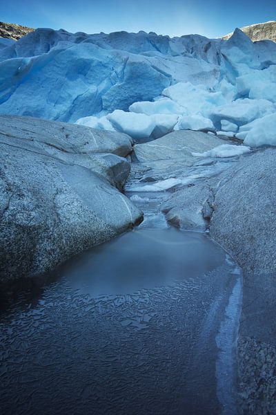 Nigardsbreen, Jostedalsbreen Nationaal Park, Noorwegen van Gerhard Niezen Photography