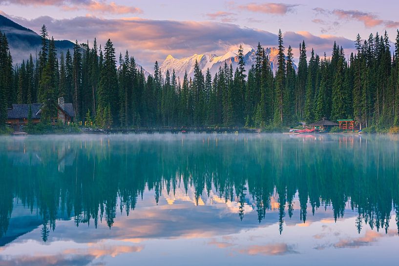 Sunrise Emerald Lake, Canada by Henk Meijer Photography