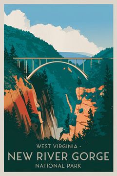 West-Virginia van Poster Art Shop