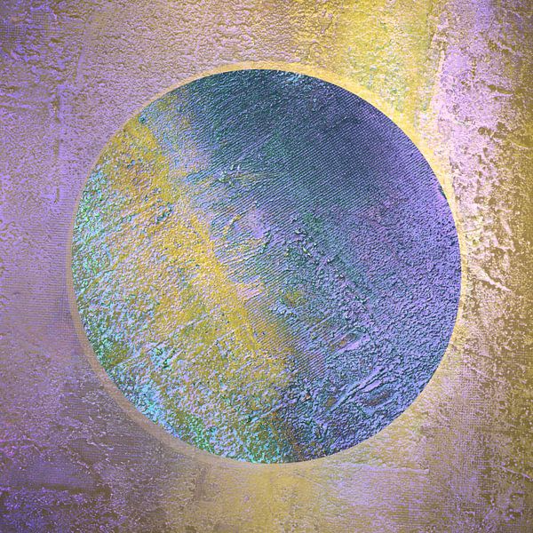 Structure Change Moon Gold Purple by Claudia Gründler