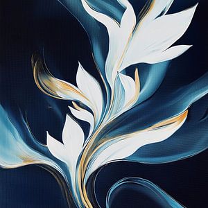 Blüte des Lichts in der nächtlichen Stille