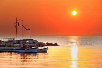 Zonsopkomst Zakynthos haven