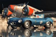 Der legendäre Jaguar Typ D von Jan Keteleer Miniaturansicht