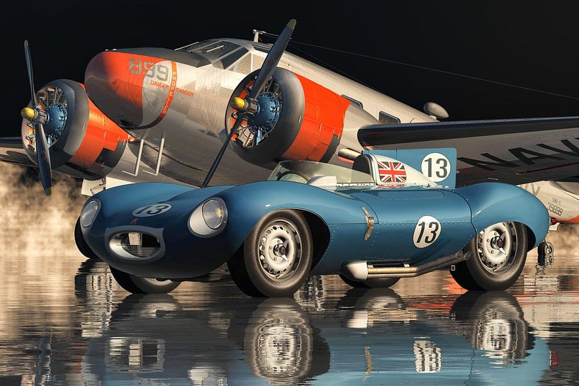 De legendarische Jaguar Type D van Jan Keteleer