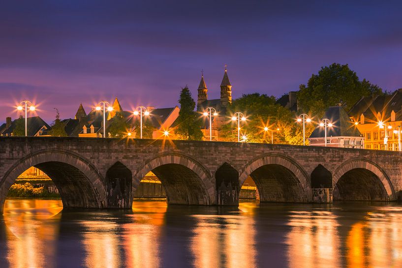 Sankt-Servatius-Brücke, Maastricht von Henk Meijer Photography