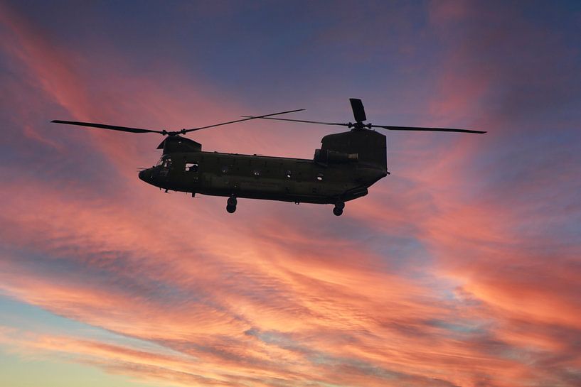 Hélicoptère Chinook par Brian Morgan