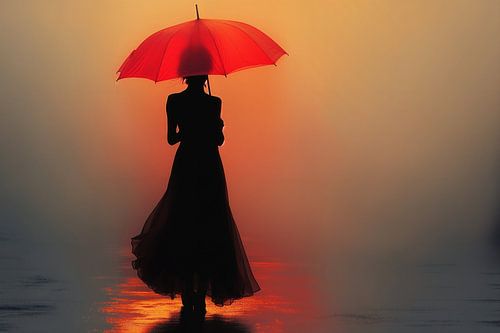 Red umbrella v