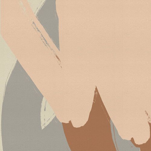 Op vintage geïnspireerde kunst in pasteltinten