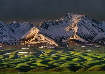 Grasrivier Zonsopgang van Yuhan Liao