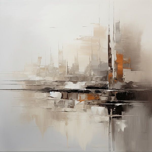 Moderne Zusammenfassung Nr. 03091 von Wunderbare Kunst