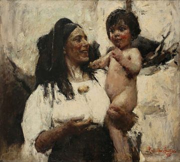 Ermina and Little Angel - Romualdo Locatelli