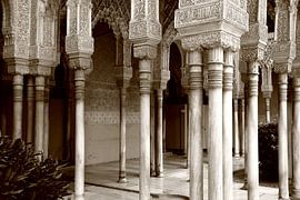 Decorated pillars by Wytze Plantenga