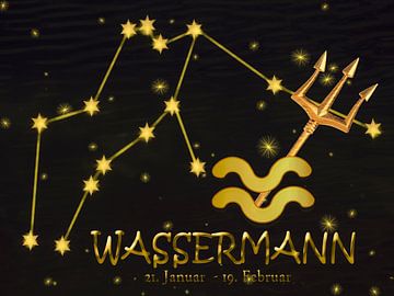 Sternbild - Wassermann von Christine Nöhmeier