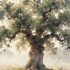 De eeuwenoude eik van Kristin M