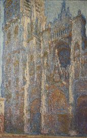 Rouen cathedral. Noon, Claude Monet