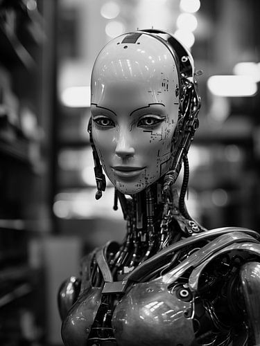 De glimlach van de Mona Lisa | Zwart-wit fotografie