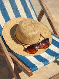 Gemälde: „Unverzichtbares für den Sommerstrand“ von dudu artwork
