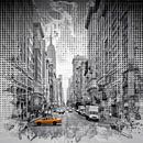 Graphic Art NEW YORK CITY 5th Avenue by Melanie Viola thumbnail